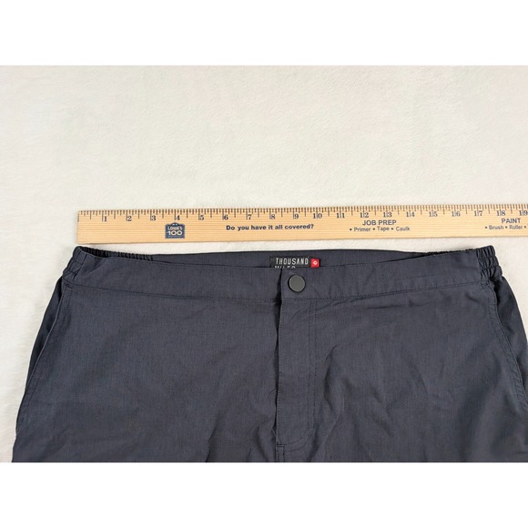 Thousand Miles All Day Shorts Mens Large Navy Blue Performance Tech Flex Outdoor - Picture 2 of 7
